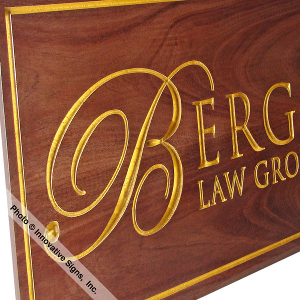 Wood Law Office Signs