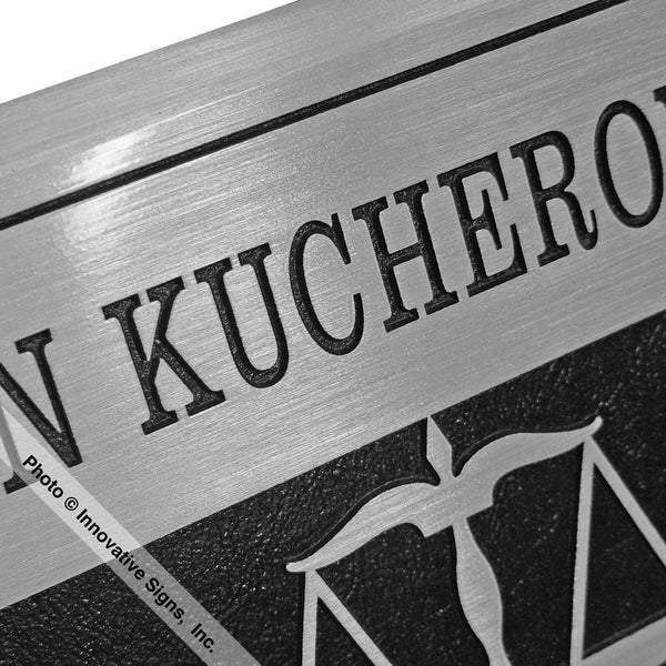 Metal Law Office Plaques