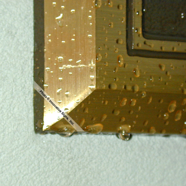 Pansler Style 23956 Cast Bronze Law Office Sign / Plaque