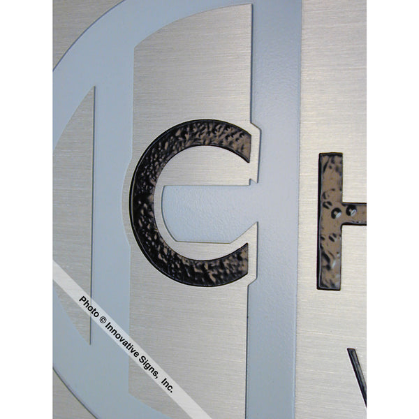 Chestney Style 26383 Machine Engraved Aluminum Law Office Sign / Plaque