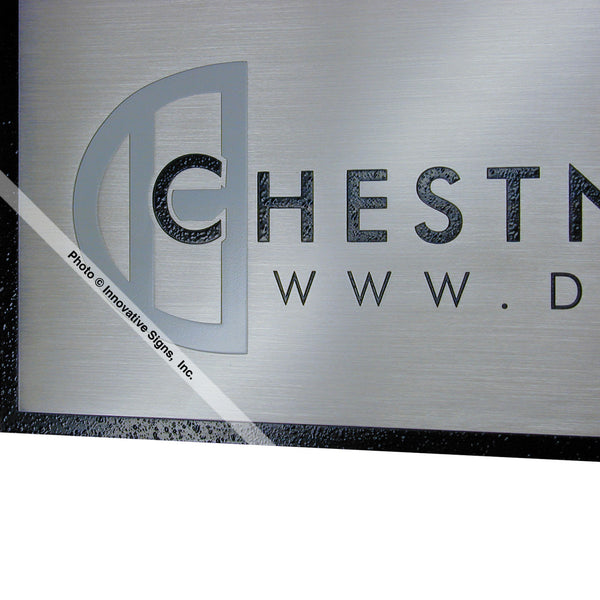 Chestney Style 26383 Machine Engraved Aluminum Law Office Sign / Plaque