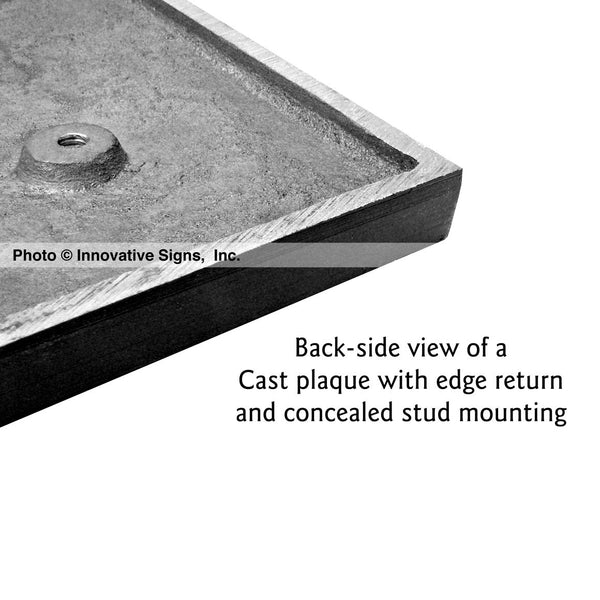 Kucherovsky Style 26149 Cast Aluminum Law Office Sign / Plaque