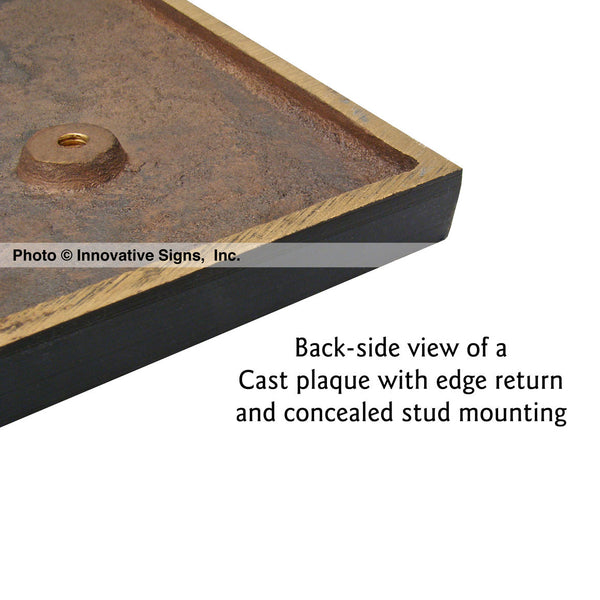 Osborn Style 34536 Cast Bronze Law Office Sign / Plaque