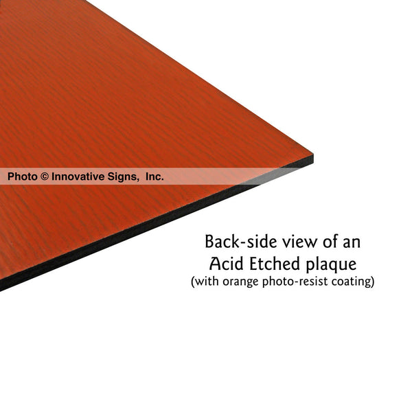 Springate Style 26147 Etched Brass Law Office Sign / Plaque